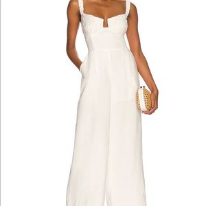 ATSR The Label Versailles Jumpsuit in Vanilla Size S